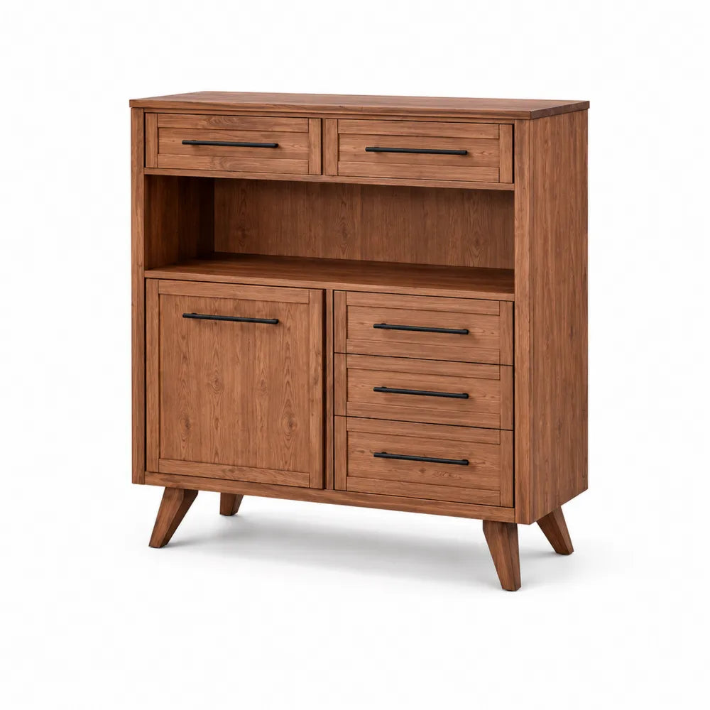 Sideboard aus Holz mit Schubladen und Türen