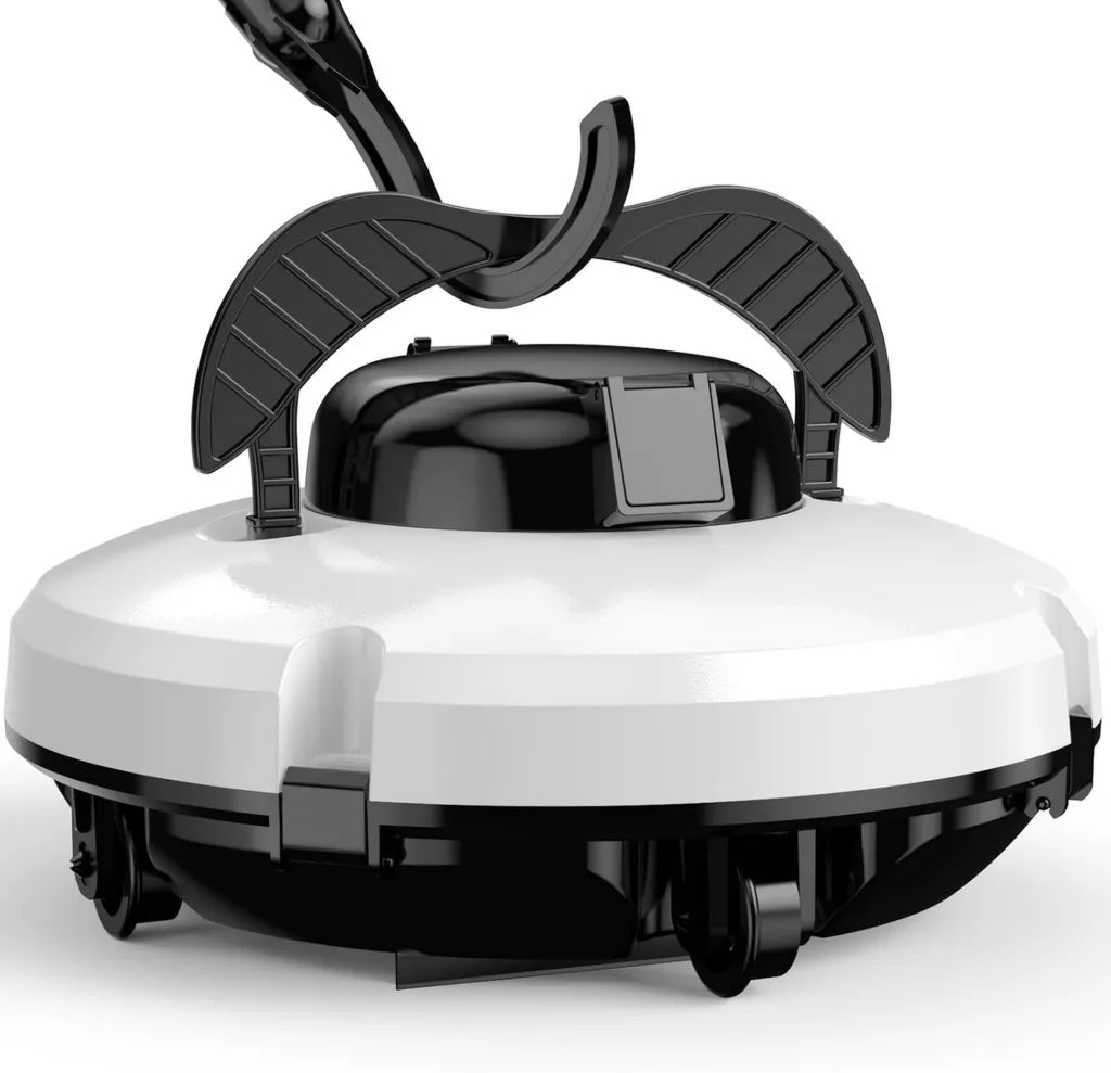 Hochleistungs-Kabelloser Poolroboter für Oberflächenpools, 120 Minuten Laufzeit, Automatischer Reiniger bis 100 Quadratmeter, Selbstparkend
