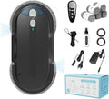 Intelligenter Fensterputzroboter mit Ultraschall-Reinigungssystem, 85 ml Tank, leistungsstarke Saugkraft, Kantenerkennung, rückstandsfreie Reinigung (Schwarz)
