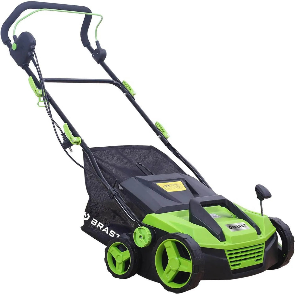 Vertikutierer, für die Gartenpflege, grün