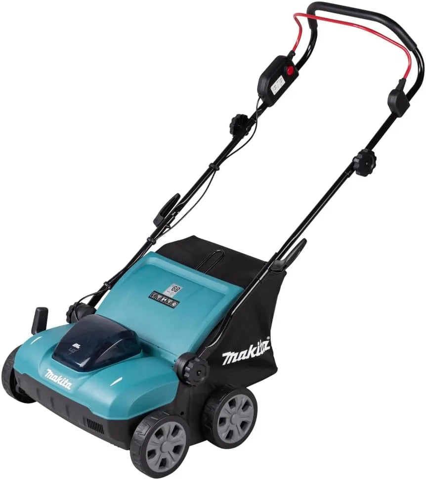 Makita DUV320RT Vertikutierer: Akku-Betrieb, bürstenloser Motor, 32cm, 18V, 5,0Ah, grün