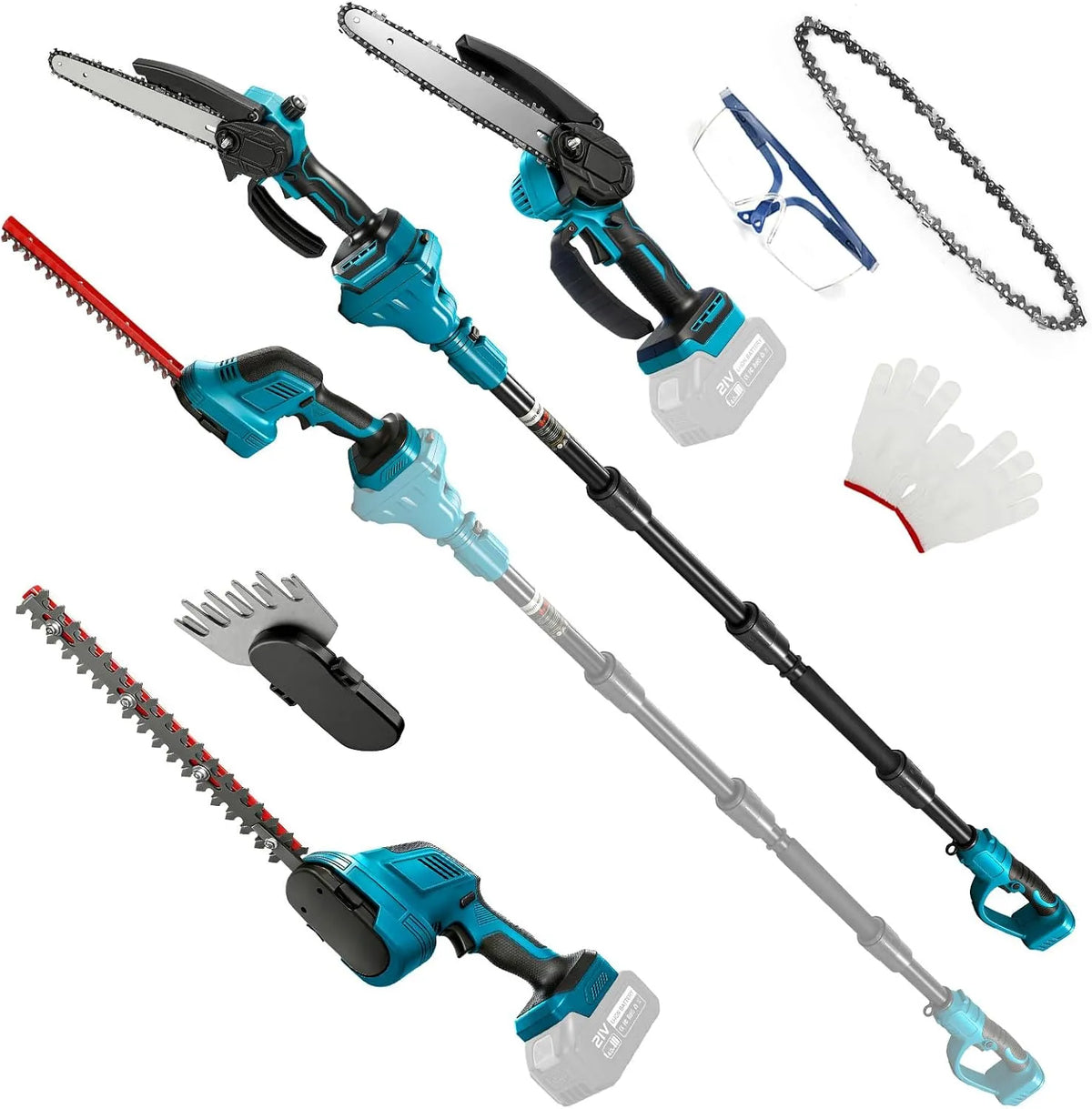 Makita 18V Kettensäge: Akku-Betrieb, 8 Zoll