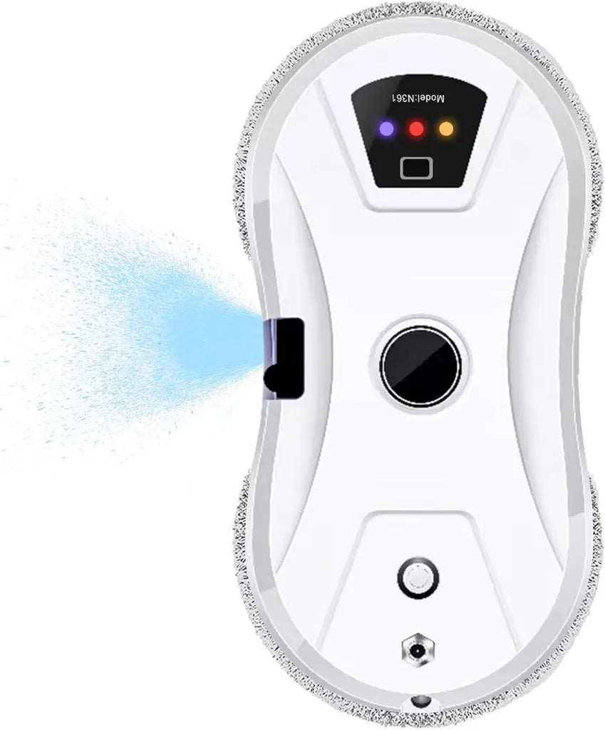 Elektrischer Fensterputzroboter mit 5600Pa Saugleistung und Wasserspritzer, intelligenter Reiniger für glatte Oberflächen