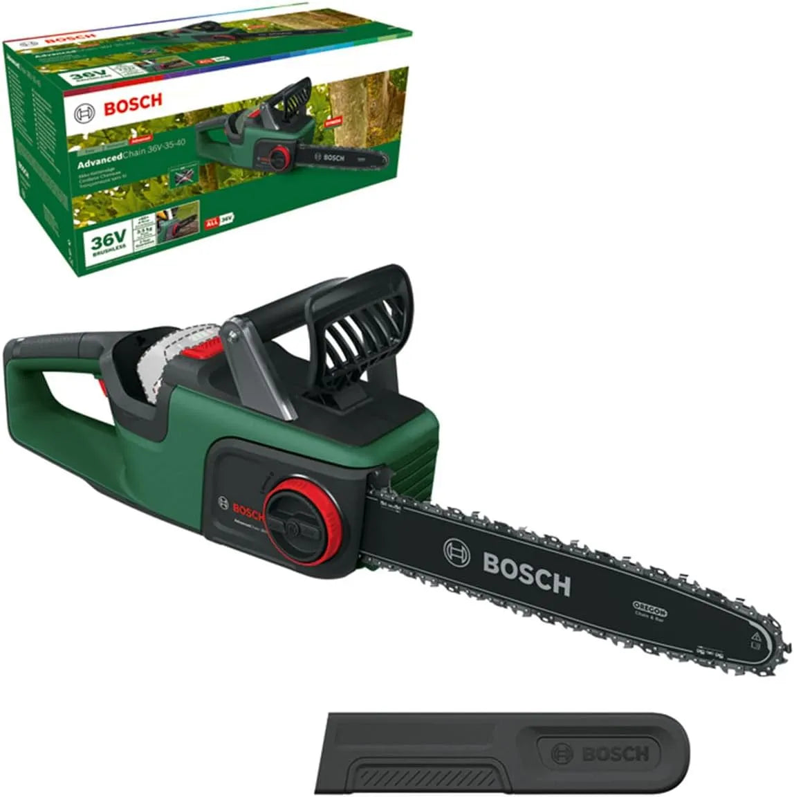 Bosch Akku-Kettensäge, Akku-Betrieb, 36V