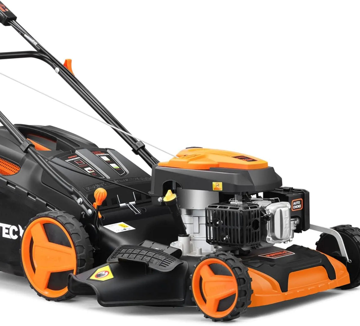FUXTEC 4in1 FX-RM5196PRO Benzinmotor und Rasenmähermotor – 51cm, 60L, für die Gartenpflege