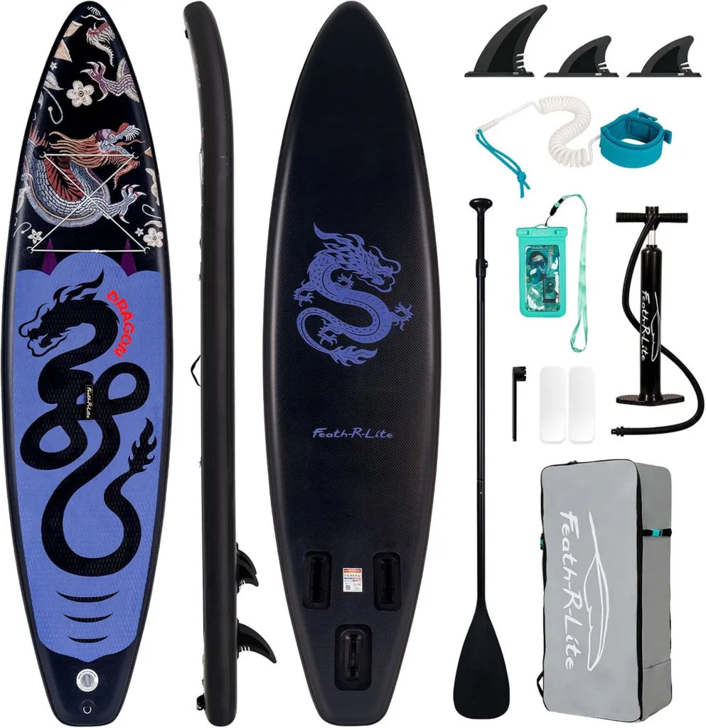 Premium Aufblasbares SUP-Board Set mit Zubehör für Erwachsene
