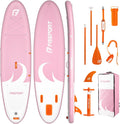 Aufblasbares SUP-Board 335x84x15 cm mit Pumpe und Zubehör, rutschfestes Deck, Leine und Paddel für Jugendliche und Erwachsene