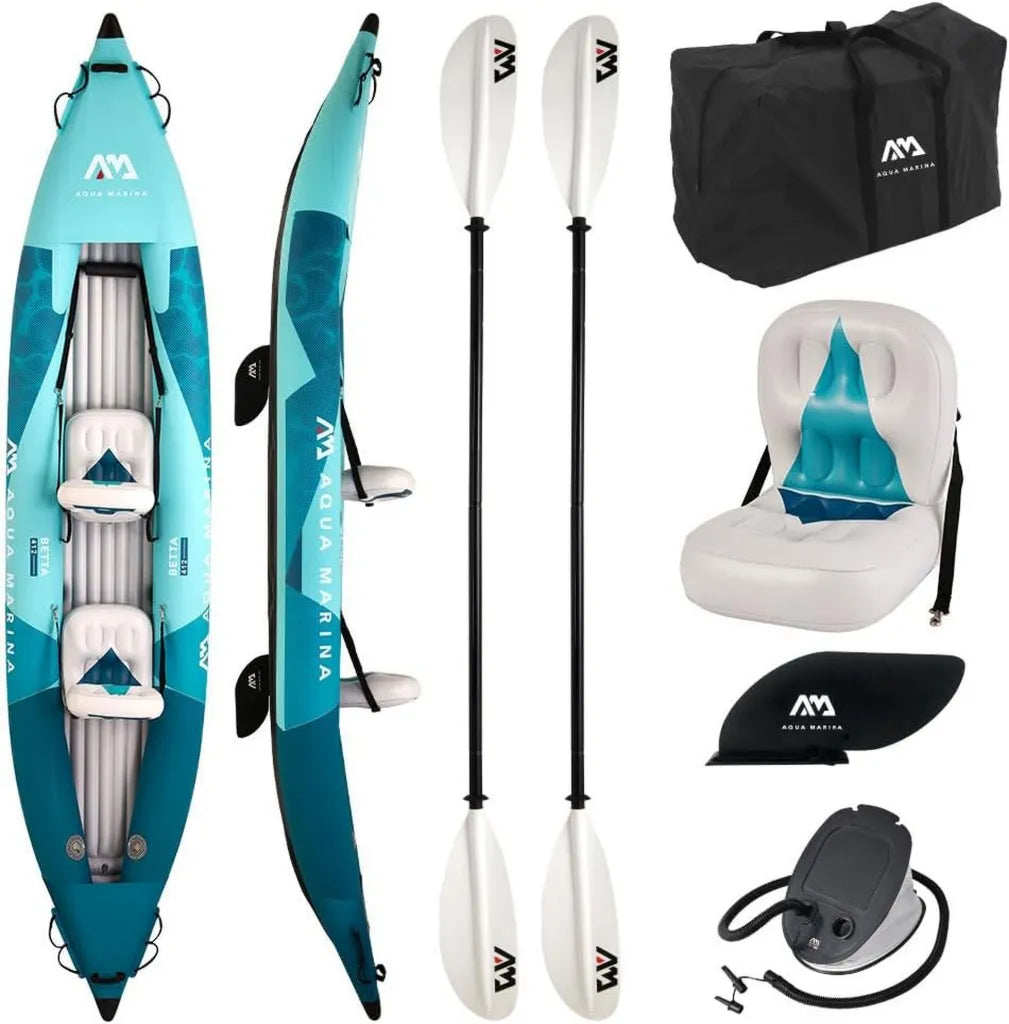 Aqua Marina Betta 412 Zweipersonen-Kajak-Set aufblasbar 412 cm