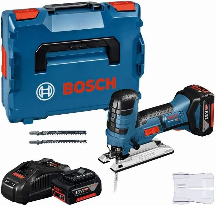 Bosch GST 18 Professional 18V System Akku-Stichsäge GST 18 V-LI S, Akku-Betrieb, aus Metall, aus Holz, für gewerblichen Einsatz, 120mm, 8mm