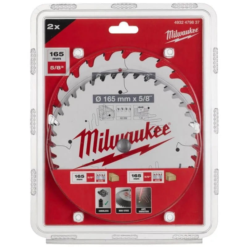 Milwaukee Z24 Kreissägeblatt: Akku-Betrieb, aus Holz, 87 mm, für Holzbearbeitung