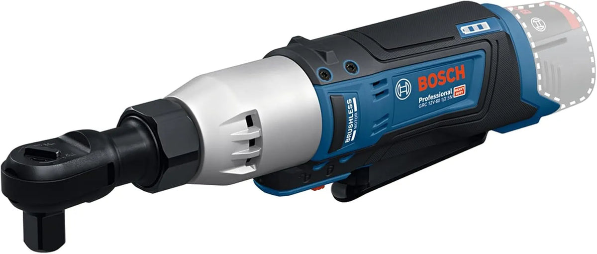 Bosch Professional 12V System Akku-Ratschenschrauber GRC 12V-60 1/2 SN: Akku-Betrieb, für gewerblichen Einsatz