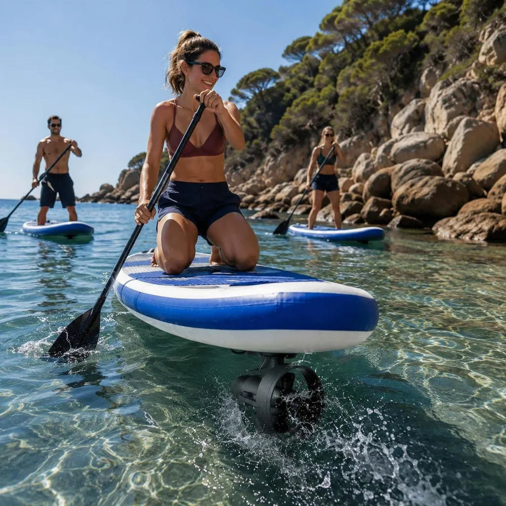 Elektrischer SUP-Motor 12V mit Finnen-Design und Fernbedienung für Kajaks und Paddleboards, 288W