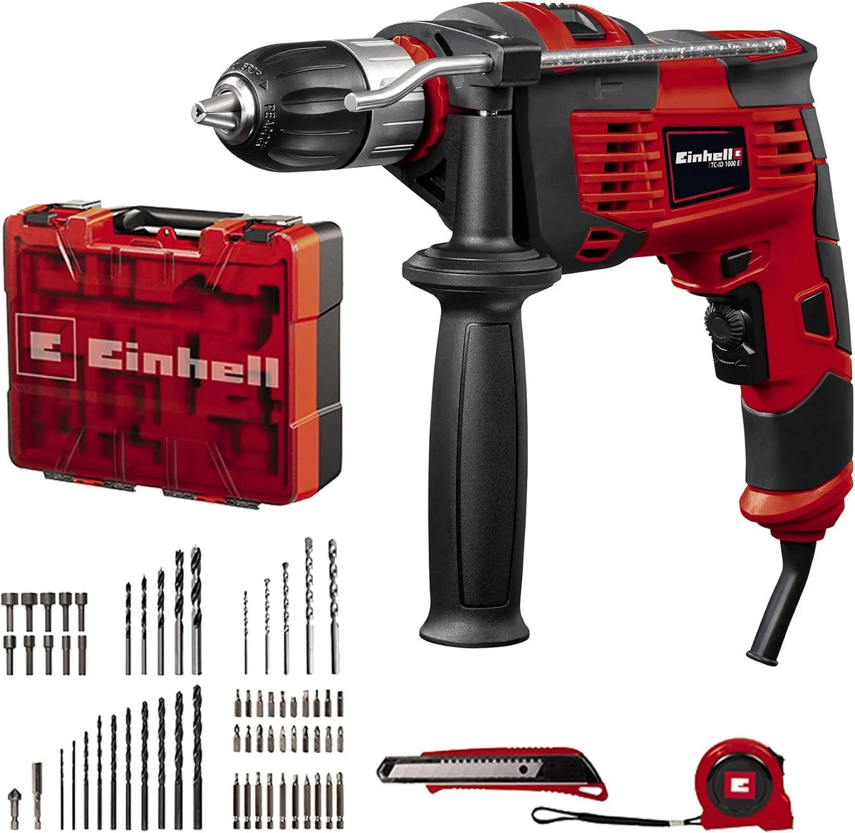Einhell ID 1000 Schlagbohrmaschine: TC-ID, 64-tlg, 13 mm, 1010 W
