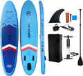 Aufblasbares SUP-Board-Set, robust bis 180 kg, inkl. Paddel, Pumpe, Rucksack und Finnen