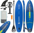AQUASTIC Stand Up Paddleboard Perth 10'8' - Komplett-Set mit Rucksack, Kajaksitz und Reparaturset