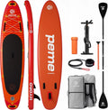 Aufblasbares SUP-Board-Set für Wassersport bis 166 kg, inkl. Paddel und Zubehör, Allround Surfbrett