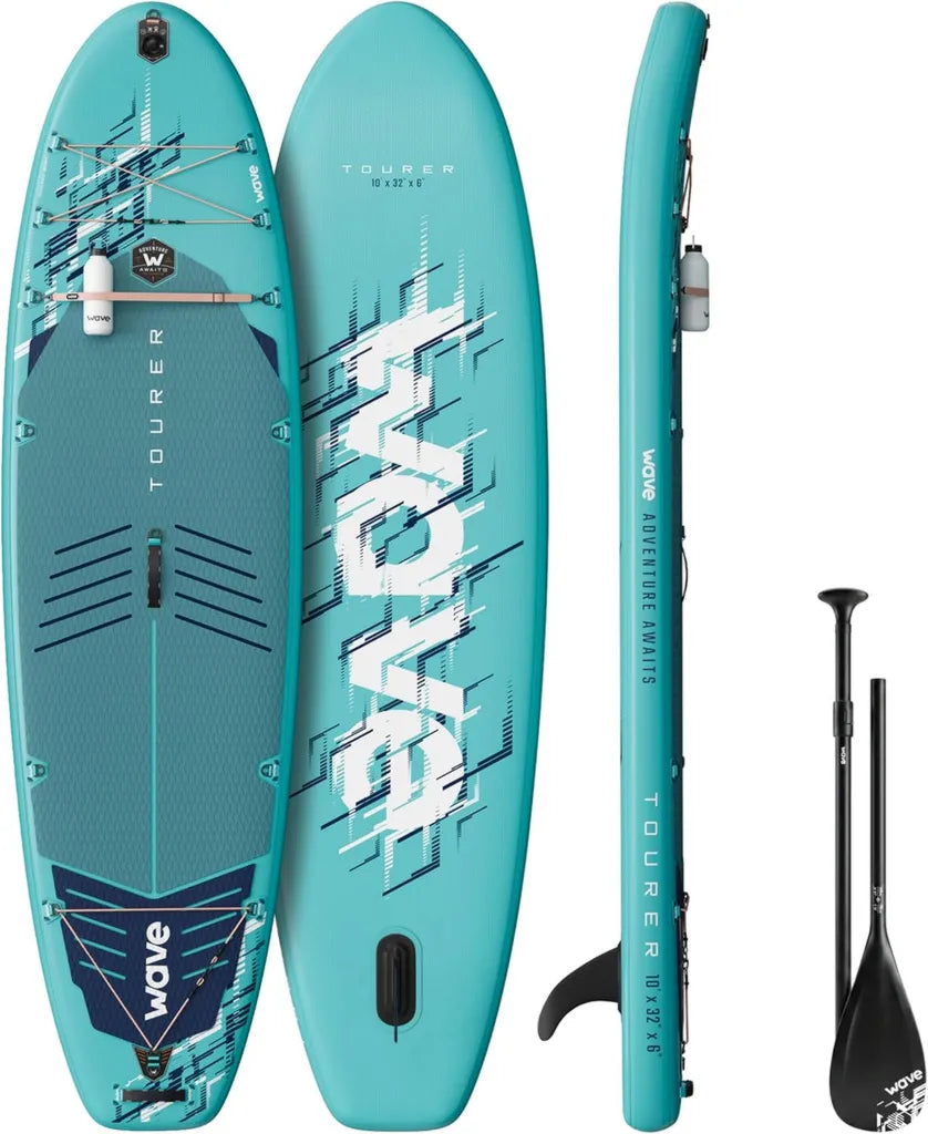 Premium Aufblasbares SUP-Board mit Zubehör | Stabil und Langlebig für Alle Gewässer und Erfahrungsstufen