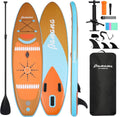Hochwertiges aufblasbares SUP-Board mit Zubehörset und verstellbarem Paddel