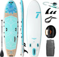 THURSO SURF Tranquility Yoga SUP Board aufblasbar 325 cm Set mit Paddel und Zubehör
