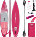 Aqua Marina Coral 11'6' Touring - Aufblasbares SUP-Board Set für Anfänger, Limited Edition in Rosa