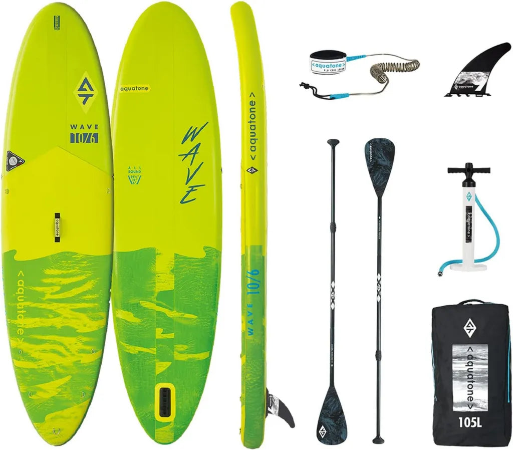 AQUATONE Wave Allround 320x81x15 cm iSUP Set, 300L Volumen, Unisex Stand-Up Paddle Board