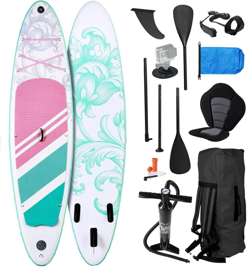 Damen SUP Board Set - 300cm Aufblasbares Stand Up Paddle mit Zubehör