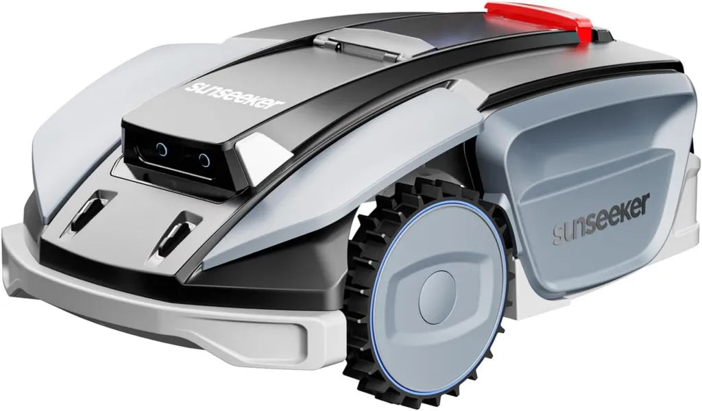 Sunseeker S5 AWD Mähroboter ohne Begrenzungskabel 1600㎡, RTK und Vision mit KI-Kartierung, Smart-App-Steuerung, 60% Steigungskompatibel
