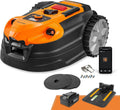 LawnMaster KI-Mähroboter für 800 m², optische Navigation, intelligente Hinderniserkennung, automatische Ladestation, virtuelle Zonen, WLAN & Bluetooth App