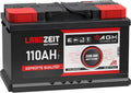 Versorgungsbatterie und Solar- und Freizeitakku, 110Ah, 100Ah, für Camping und Wohnmobil, solarbetrieben, für Zyklenbetrieb, 95Ah