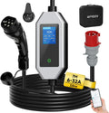 Typ-2-Ladekabel für Elektroautos und Mode-3-EV-Kabel, 22KW, 32A, 7m, dreiphasig, Typ 2