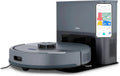 MEDION Saugroboter X23 SW+ mit Lasernavigation und Absaugstation, 5000Pa Saugkraft, 2in1 Wischen und Saugen, präzise Kartenerstellung, Etagenverwaltung, No-Go-Zonen