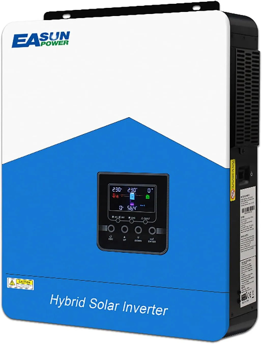 Hybrid-Solarwechselrichter und MPPT-Ladewechselrichter, solarbetrieben, 6200W, 48 V, 230 V, mit WLAN, für netzunabhängige Solaranlagen