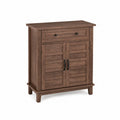 Holz-Sideboard mit Schublade und Türen - Braun 81x35x91 cm