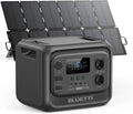 BLUETTI Elite 300 Stromgenerator mit Tragbare Powerstation und Solargenerator, solarbetrieben, 3014,4 Wh, 3kWh, 500W, 2400W, für Camping und Wohnmobil