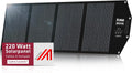 Tragbare Powerstation und Solargenerator, solarbetrieben, 220W, 18V, faltbar, monokristallin, für Camping und Wohnmobil