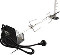 Hochleistungs-Elektro-Drehspießset aus 304 Edelstahl, passend für Gasgrills, 73 cm Länge, 18 kg Tragkraft