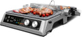 Cecotec Kontaktgrill 2400W, Rauchfrei, Gesundes Grillen, Touch-Bedienung, Unabhängige Temperaturkontrolle, Mit Temperatursensor