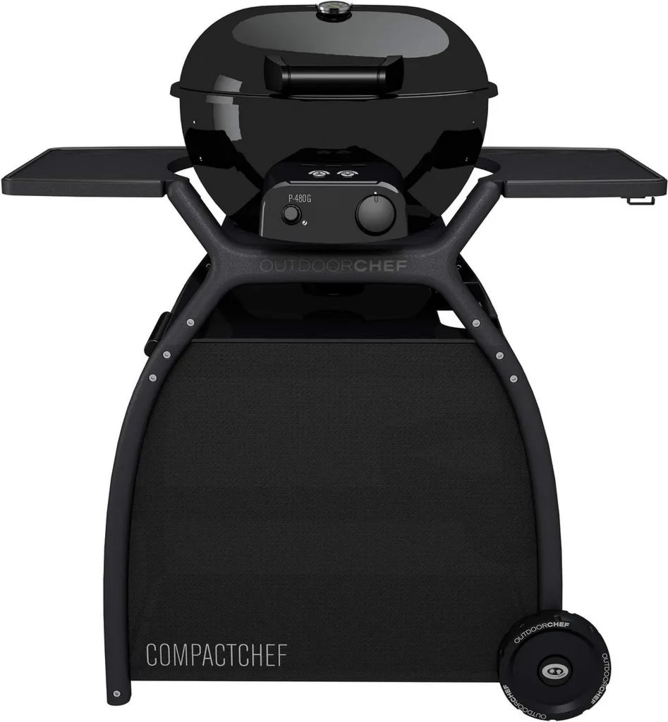 OUTDOORCHEF P-480 G Gasgrill mit EASY FLIP Trichter und langlebigem Edelstahlbrenner