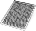 onlyfire Wabenstruktur Edelstahl Grillplatte, antihaftbeschichtet, universell für Gas- und Holzkohlegrill, 4mm dick