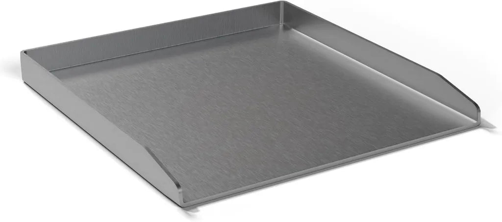 Premium Edelstahl-Grillplatte 40 x 41,5 cm – Universelle Grill-Lösung für Gasgrills