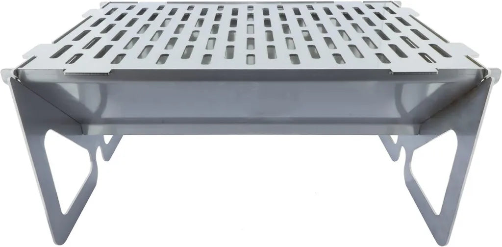 Edelstahl Steckgrill für Camping und Outdoor BBQ
