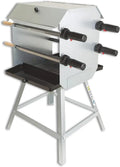ACTIVA Holzkohlegrill mit Motor & Spießen – Robuster Mangalgrill aus legiertem Stahl