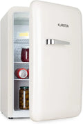 Klarstein Audrey Mini Kühlschrank, Kompakte Mini-Bar, Freistehend, 70L, Effiziente Kühlung 0-10°C, Weiß