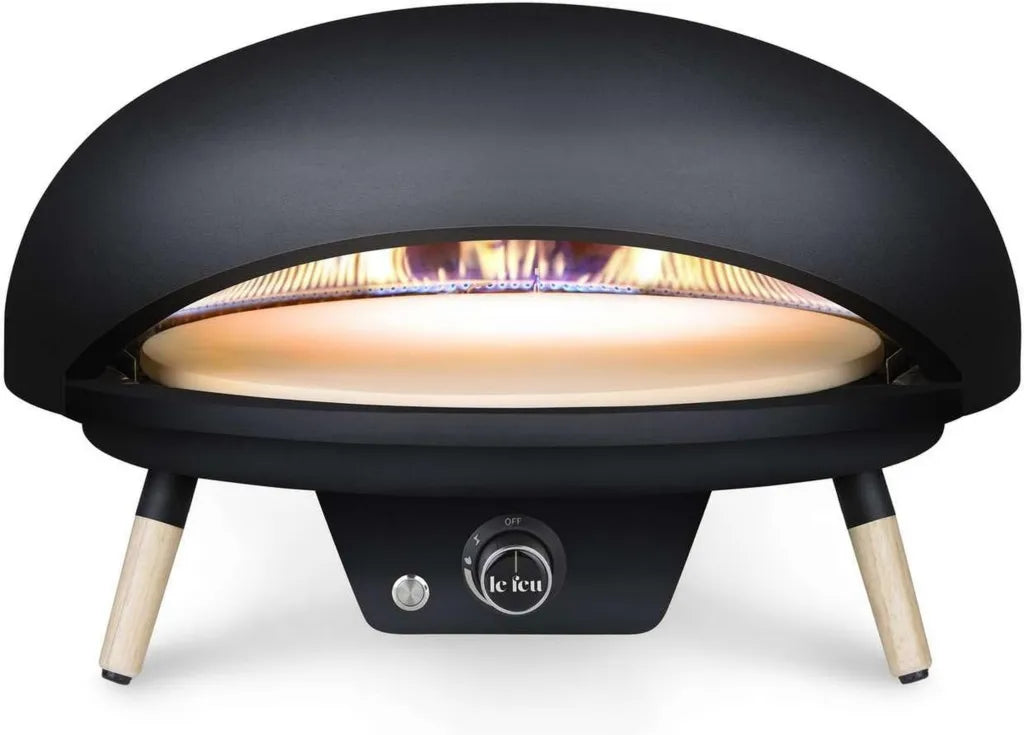 Le Feu Gas-Pizzaofen mit Drehfunktion und Pizzastein Turbo 3.1