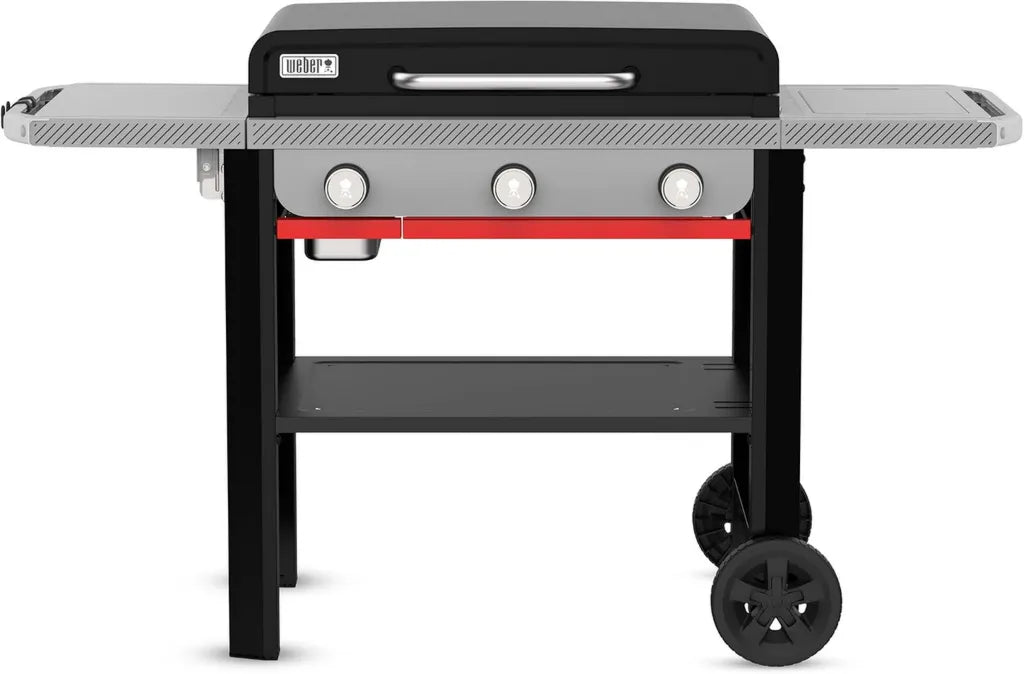 Weber Premium Plancha mit 71 cm Gusseisen, Untergestell und Rollen