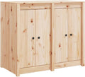 Modularer Gartenschrank aus Kiefernholz für die Terrasse, robust und wetterfest