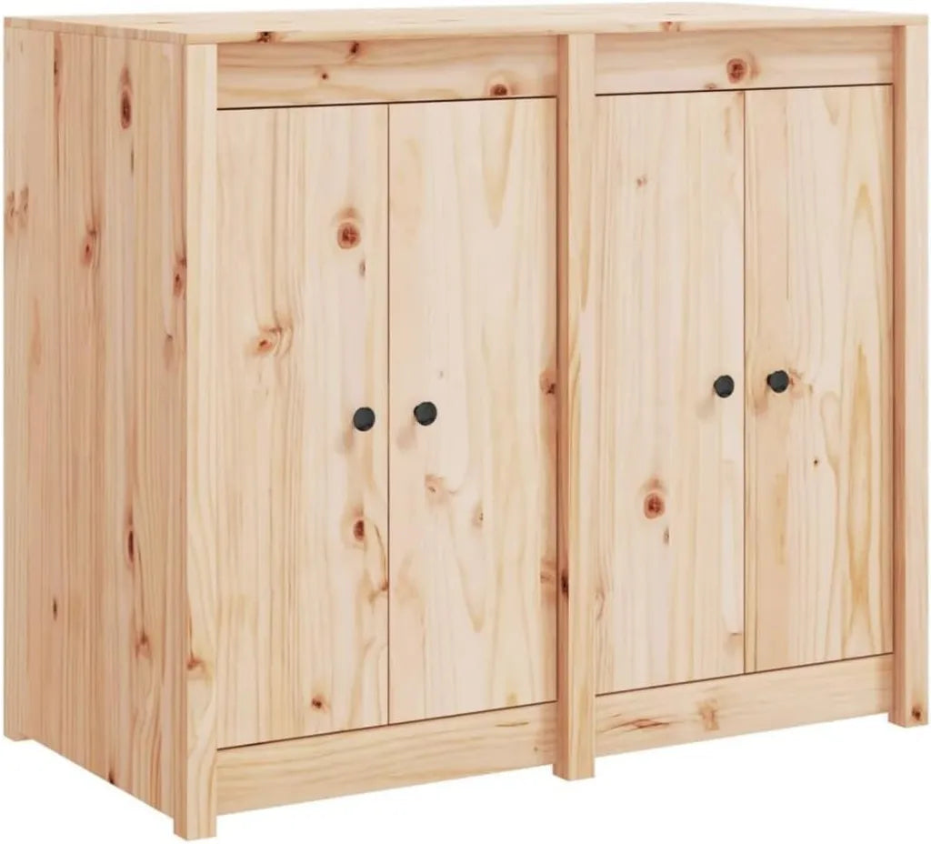 Modularer Gartenschrank aus Kiefernholz für die Terrasse, robust und wetterfest