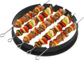 Onlyfire Grillspieß-Set aus Edelstahl, passend für 57 cm Weber Kugelgrills, ideal für Schaschlik und BBQ im Garten