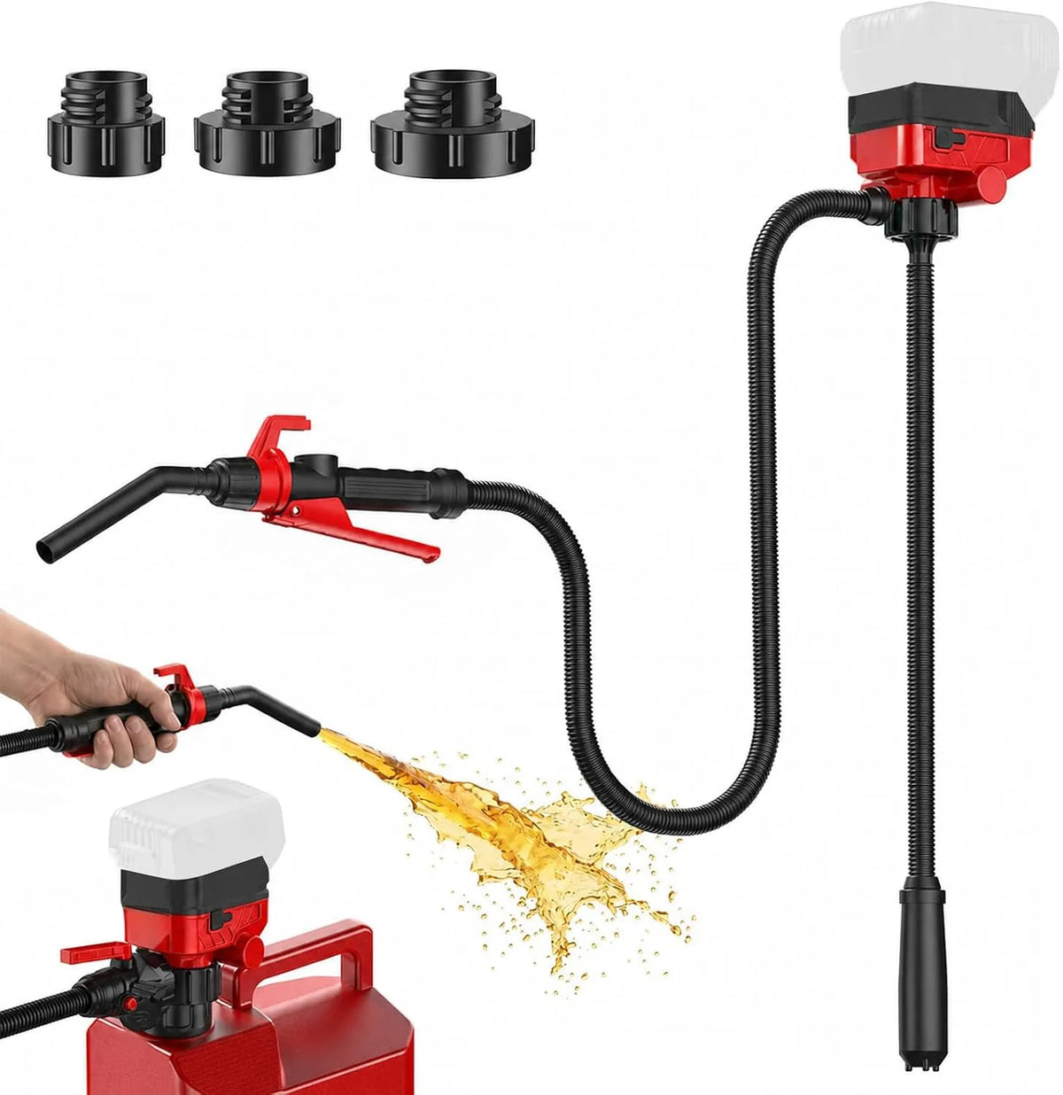 Milwaukee Kraftstoff-Transferpumpe und Dieselpumpe, 14 L/min, 18V, ohne Akku