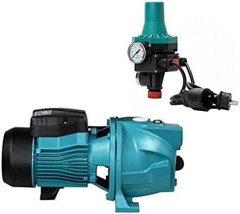 JSW100 Hauswasserwerk und Garten-Druckpumpe, 4200L/H, 1,1kW, 4,5bar, für Gartenbewässerung
